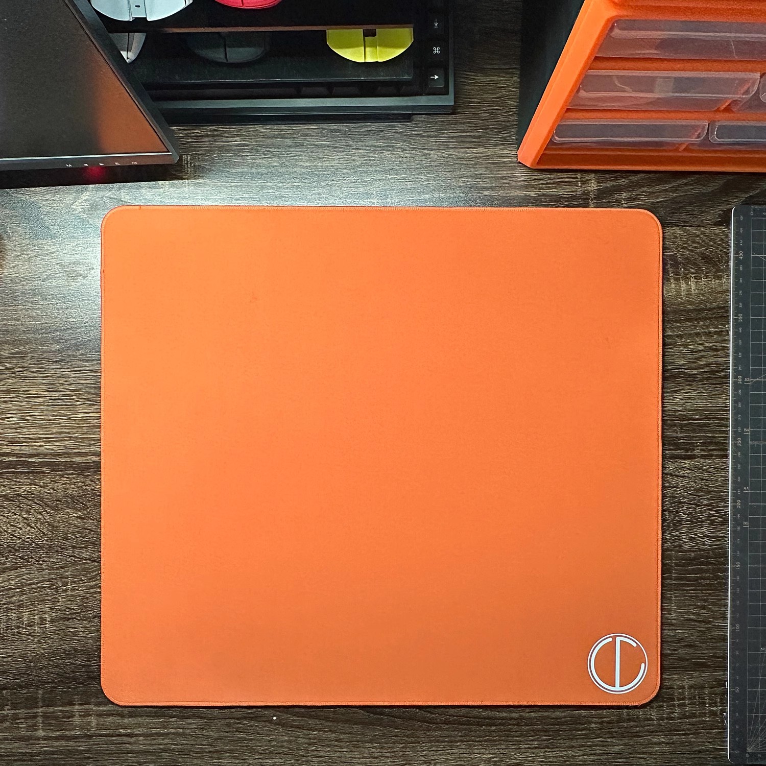 1 Piece Ultraglide Meow ULTRACONTROL V2 UCV2 Esports Gaming Mousepad Fine Surface Mouse Mat UC ULTRACONTROL Orange Large Size