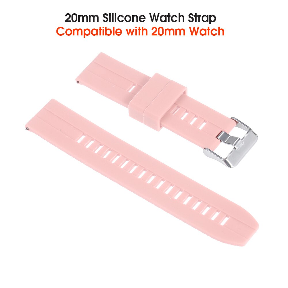 Zeblaze GTS Smart Watch Bluetooth Receive/Call IP67 Waterproof 1.54 inch IPS Screen Sleep Tracking Sports Smartwatch Men Women: Pink strap only