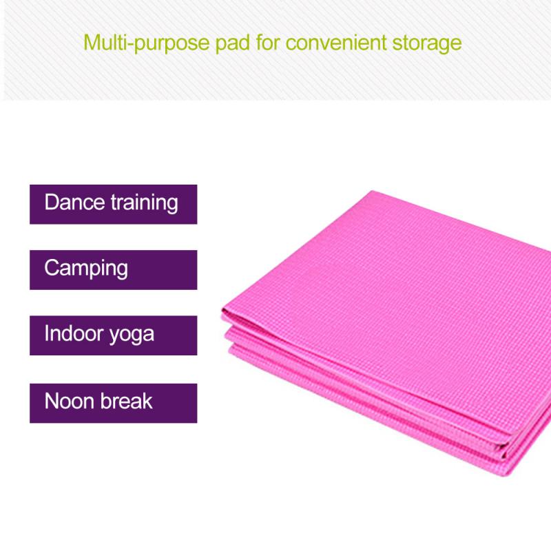 Yoga Mat Gym Exercise Sports Fitness Physio Pilates Mat Soft Mats Non Slip Foldable Massage Relieve Stress Pain Spike Cushion