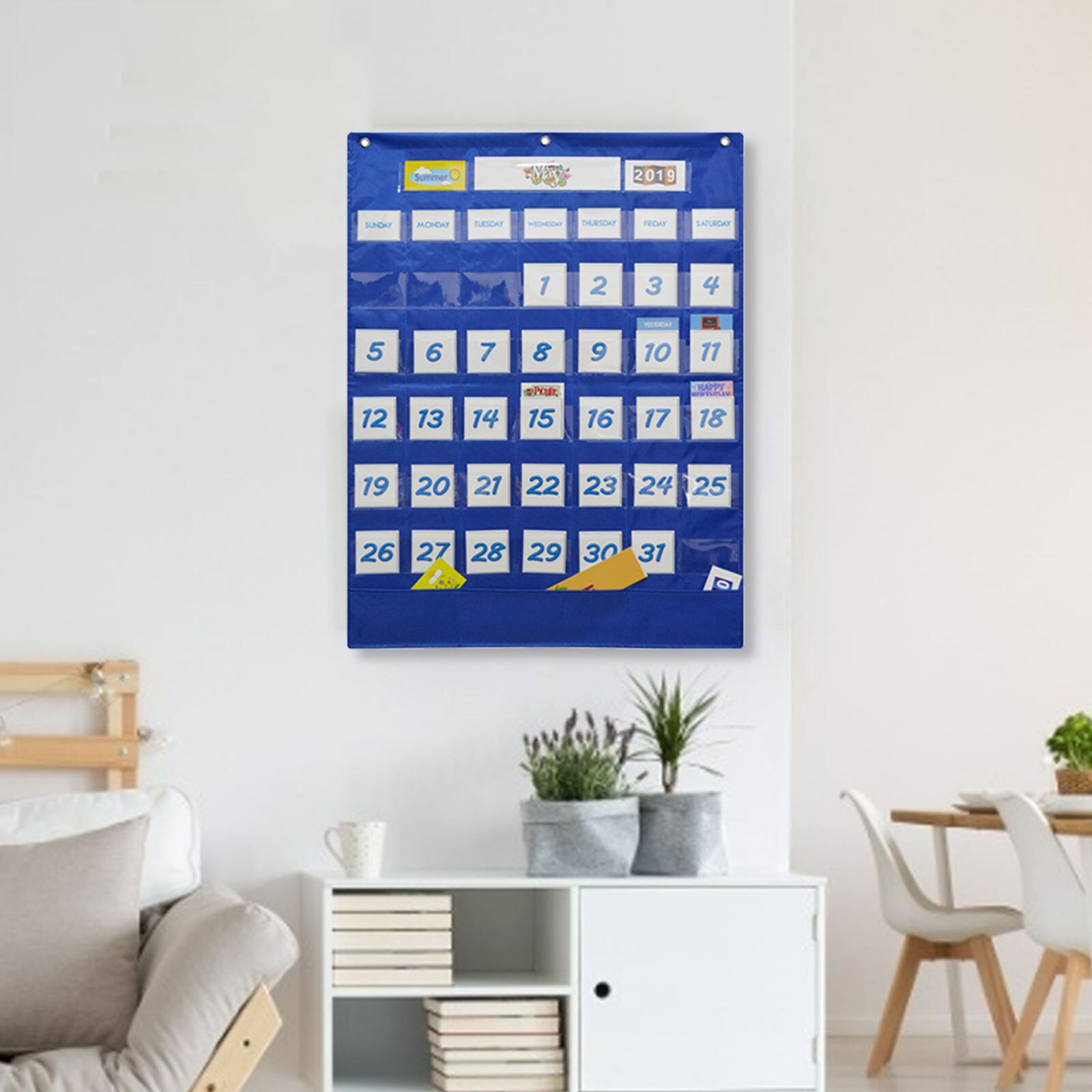 1 imposta la tabella del calendario per bambini materiale didattico precoce