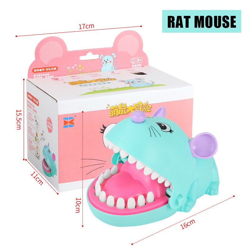 POP Size Large Crocodile Mouth Dentist Bite Finger Game For Trick people And Funny Toy As: Rat Mouse