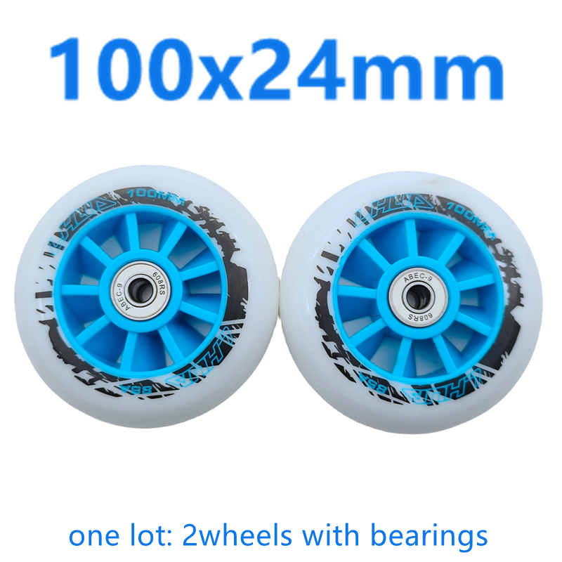 scooter accessories skate wheel scooter wheel 90mm 110mm 120mm 125mm 85a 2wheels/lot: Clear