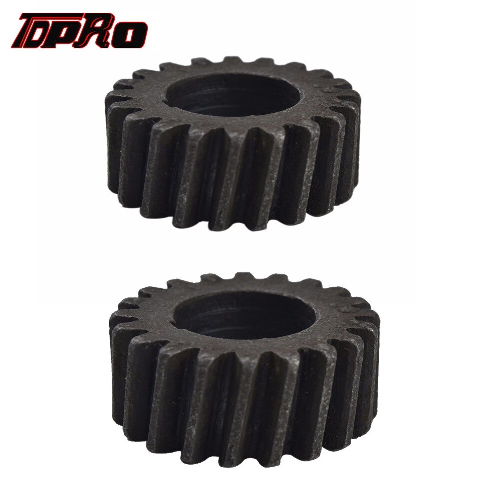 TDPRO Neue Schwarz 2 stücke 20 Zähnen Rad Getriebe Motor- Getriebe Kasten Kegel Ritzel Für 49cc 60cc 66cc 80cc 2 schlaganfall Motorisierte Fahrrad Fahrrad