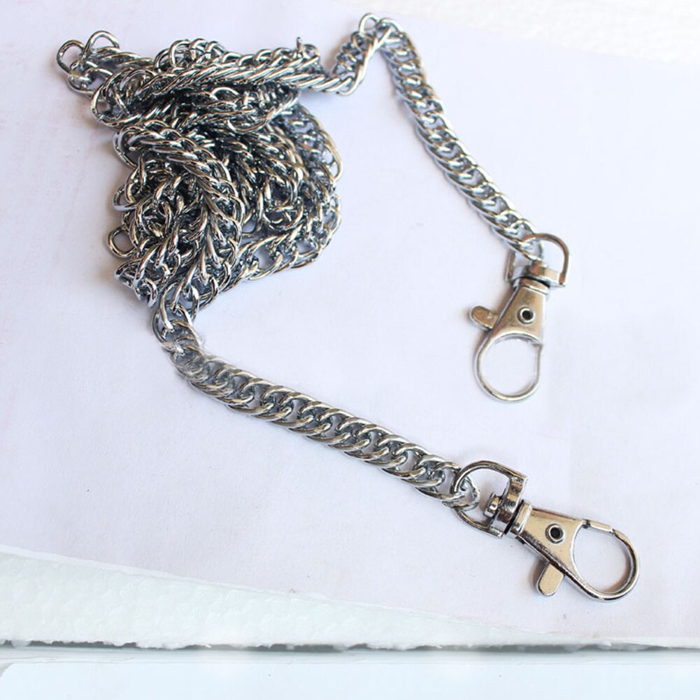 120 cm Metalen Ketting Voor Schoudertassen Handtas Gesp Handvat DIY Riem Voor Tas Riem Accessoires Hardware Ijzeren Ketting: chrome