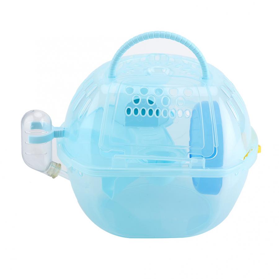 Hamster House Cage Portable Hamster Cage Transparent Plastic Mouse House -equipped Accessories Hamster Style