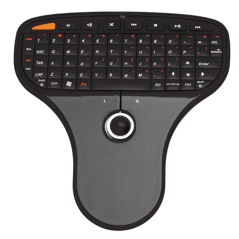 N5901 Mini Wireless Remote Keyboard Air Mouse with Trackball Ultra-light Multimedia Control Function for Android TV Box