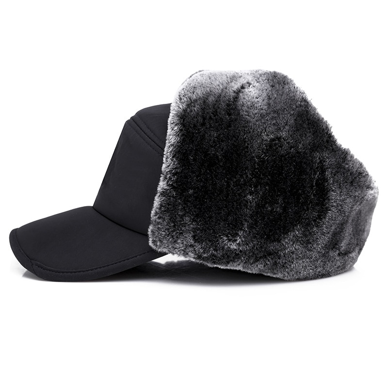 Nieuwe winddichte baseballpet voor buiten met oorkap en fluwelen warme wintermutsen, verdikte snapback-muts voor dames en heren  a75