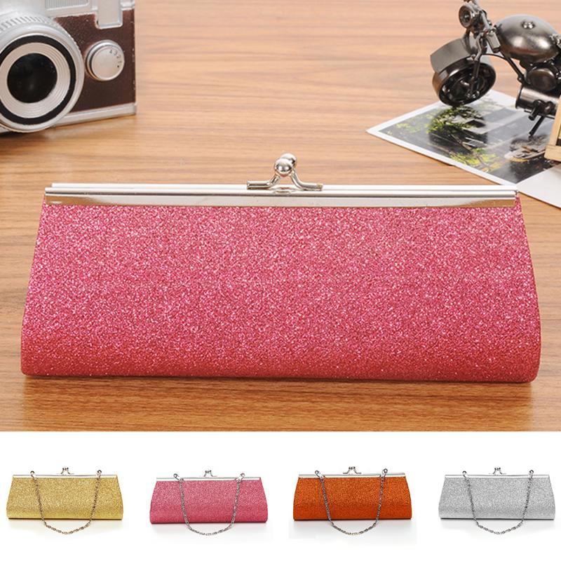 Women Evening Bag Party Wedding Clutches Banquet Glitter Bag ladies Girls Handbag Chain formal Shoulder Bag Bolsas Mujer famale