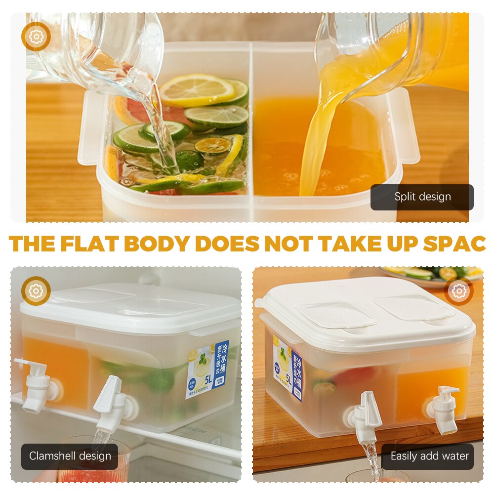 Plastic Beverage Dispenser Ice Drink Dispensers Easy Filling Party Drink Dispenser