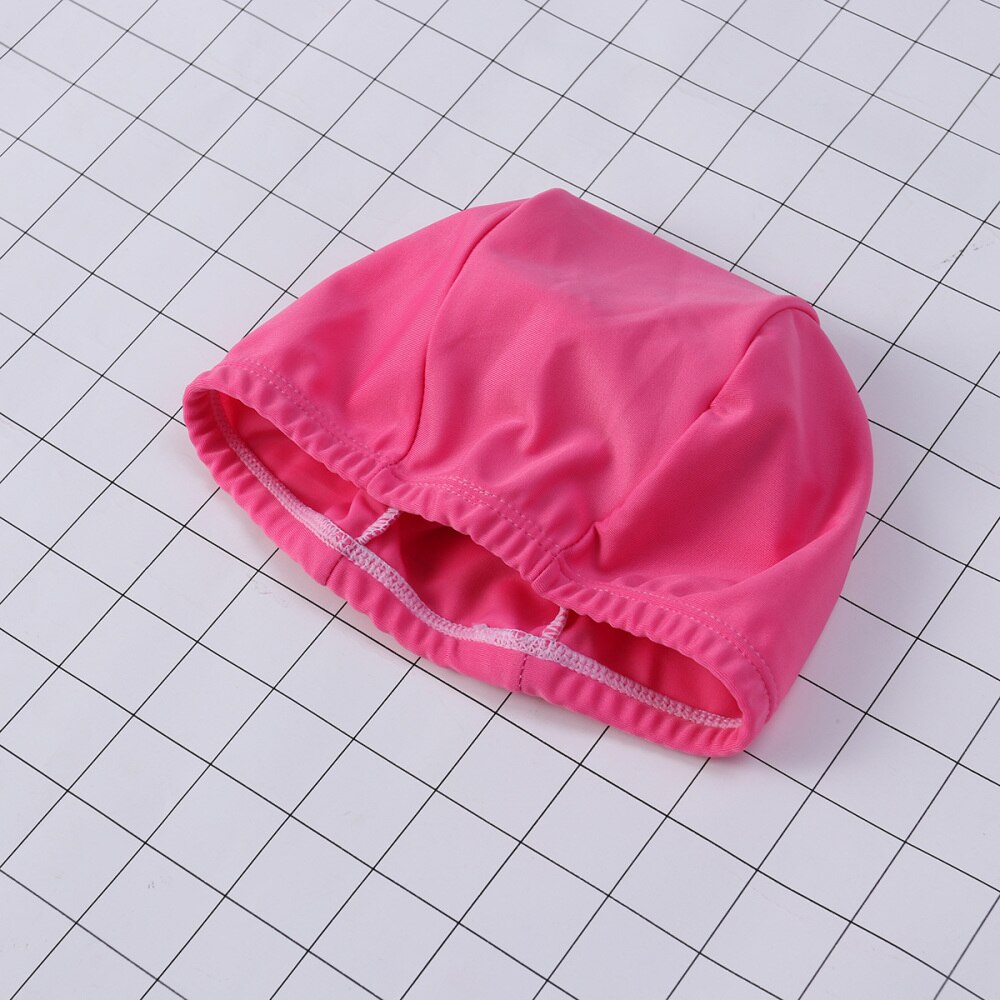 Zachte badmuts voor volwassenen, polyester doek, badmuts voor mannen en vrouwen, badmutsen voor watersport (lichtblauw): Watermeloen rood