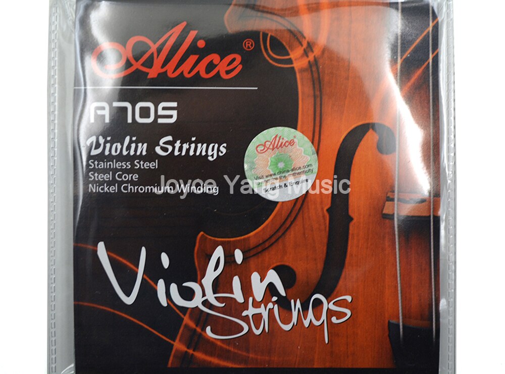 Alice A705 Vioolsnaren 4 Snaren Rvs Strings & Staal Core & Nikkel Chroom Wound Strings