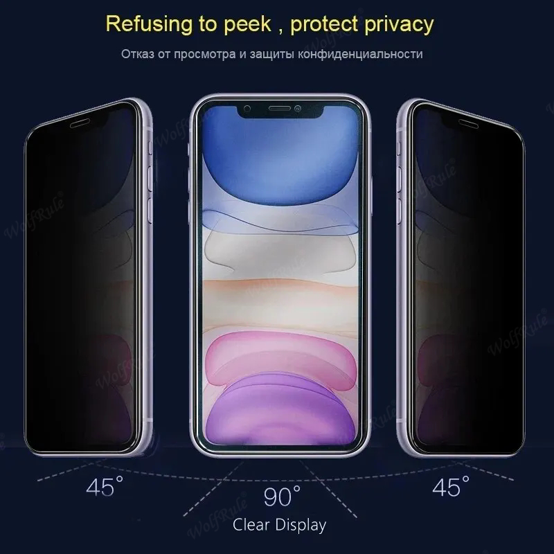 1/2/3/4Pcs For Honor X6C Glass Huawei Honor X6C Tempered Glass 9H HD Protective Privacy Anti-Spy Glue Screen Protector Honor X6C