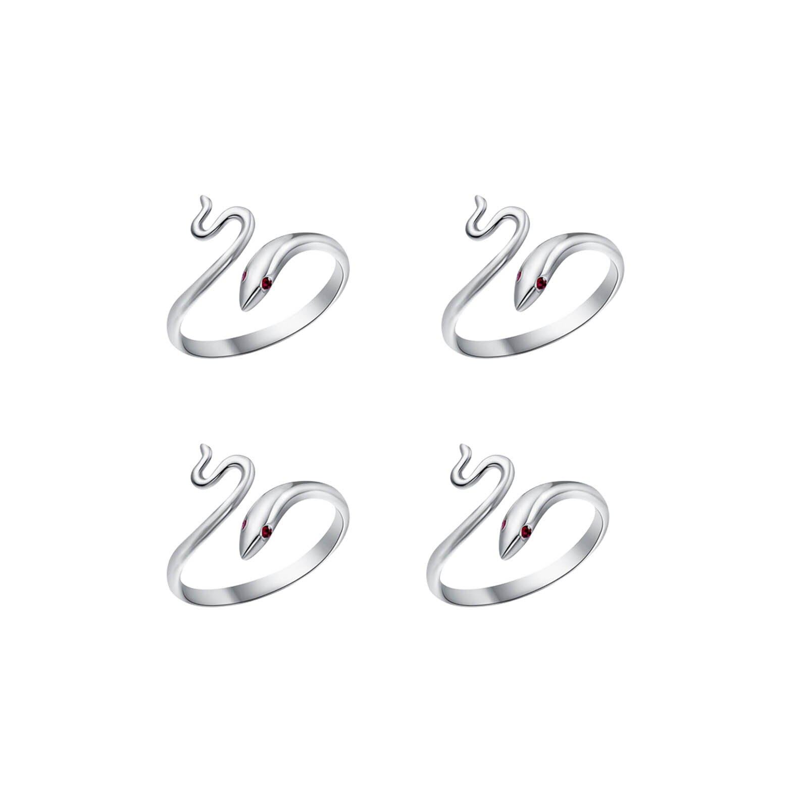 Adjustable Beauty snake Knitted Loop Crochet Finger Wear Thimble Yarn Needle Ring Type Knitting Tool Needle Knuckle 1/2/3/4/5 pc: B