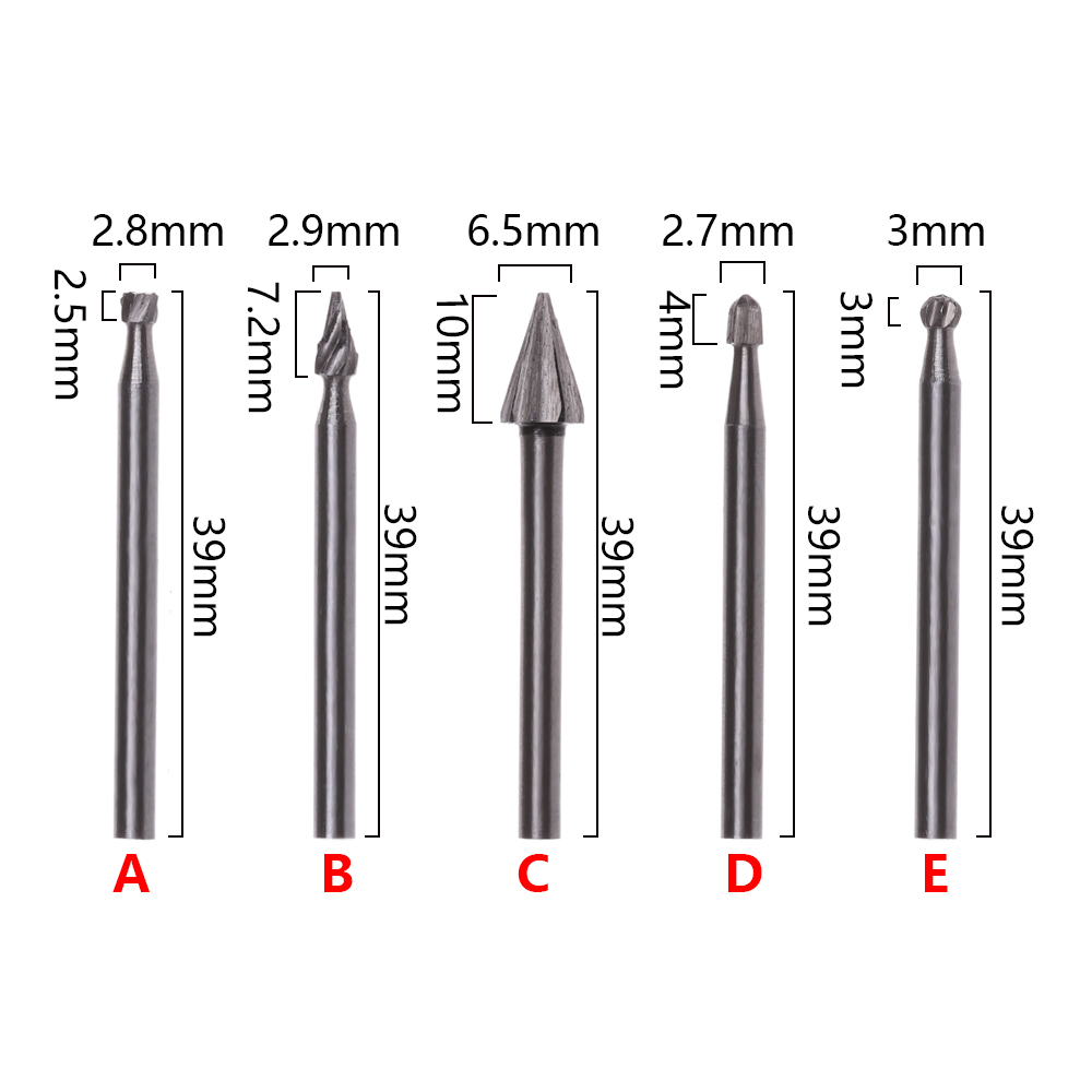 10Pc Mini Hss Frezen Boren Set Carbide Roterende B... – Vicedeal