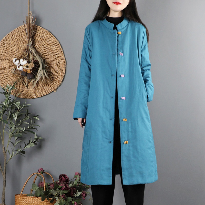 Traditional Chinese Style Qipao Coats Oriental Clothing Winter Tops Casual Jackets Retro Blouse Hanfu Tang Suit 31570: 1