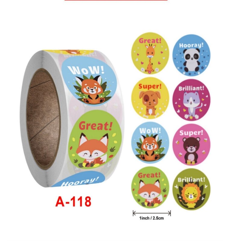 500 autocollants : Bébé animaux