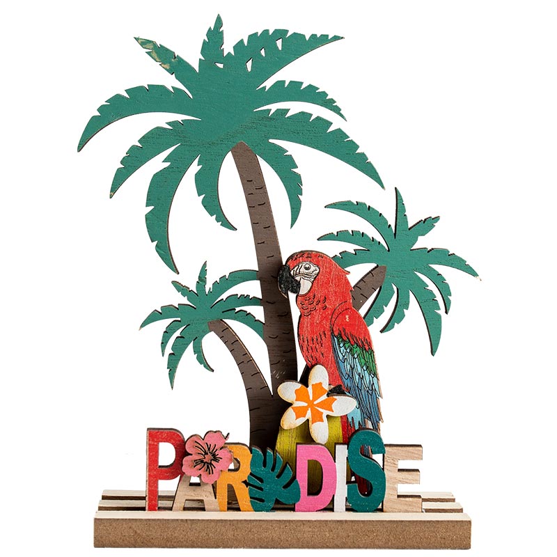 Blatt krokodil Flamingo papagei Auto Anlage Ebene holz Heimat Dekor raum dekoration freundlicher zimmer dekor Karikatur tiere sommer Hallo