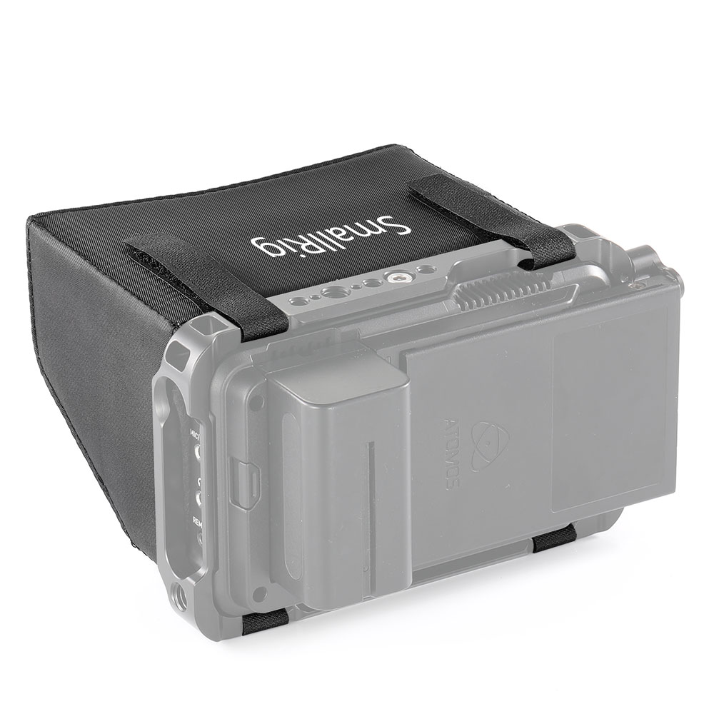 SmallRig Monitor Sun Hood para Atomos Ninja V 5 "4K Monitor de registro jaula pantalla protector solar Hood -2269