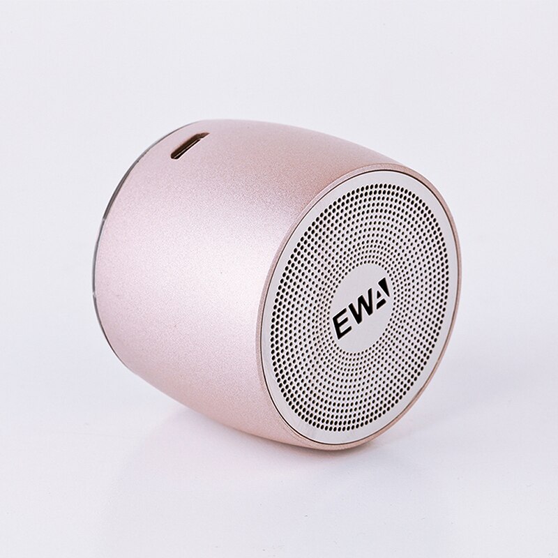 EWa A103 Draagbare Speaker Voor Telefoon/Tablet/PC Mini Draadloze Bluetooth Speaker Metallic USB Input MP3 Speler