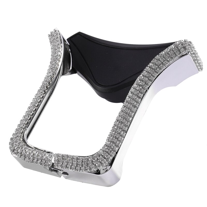 Universal Car Phone Holder Rhinestone Phone Bracket for Car Air Vent Mount Clip, Stylish Sparkling Shiny Cell Phone Holder for i