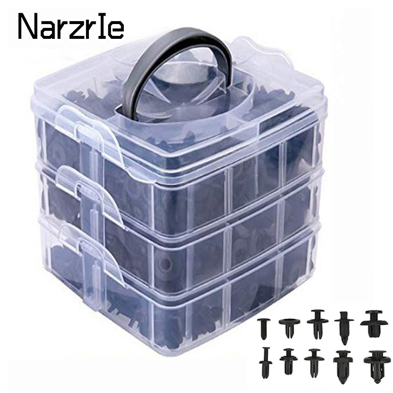 Clips de sujeción para coche, sujetadores mixtos para puerta, Panel embellecedor, remache de parachoques, retenedor, cubierta de motor de empuje, Clip para guardabarros, 300/620 Uds.