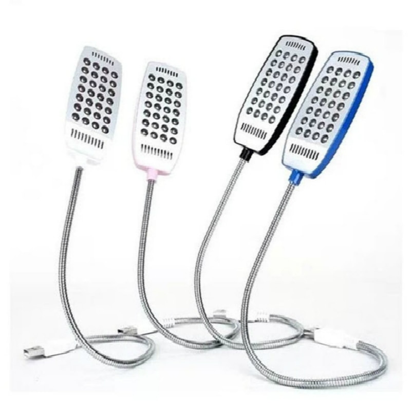 Lámpara de luz USB para ordenador, lámpara de lectura brillante Flexible, Mini 28 LED para Notebook, ordenador de escritorio, PC y portátil, luz de libro USB