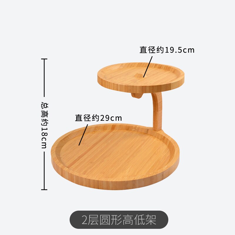 Multi-Layer Cake Pan Dessert Fruit Gedroogd Fruit Display Plaat Plank Restaurant Hotel Dienst Levert Thuis Desktop Opbergvak: E