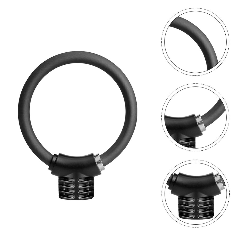 1pc Bike Lock Ring Shaped Lock Thickened Bike Anti-theft Alloy Lock
