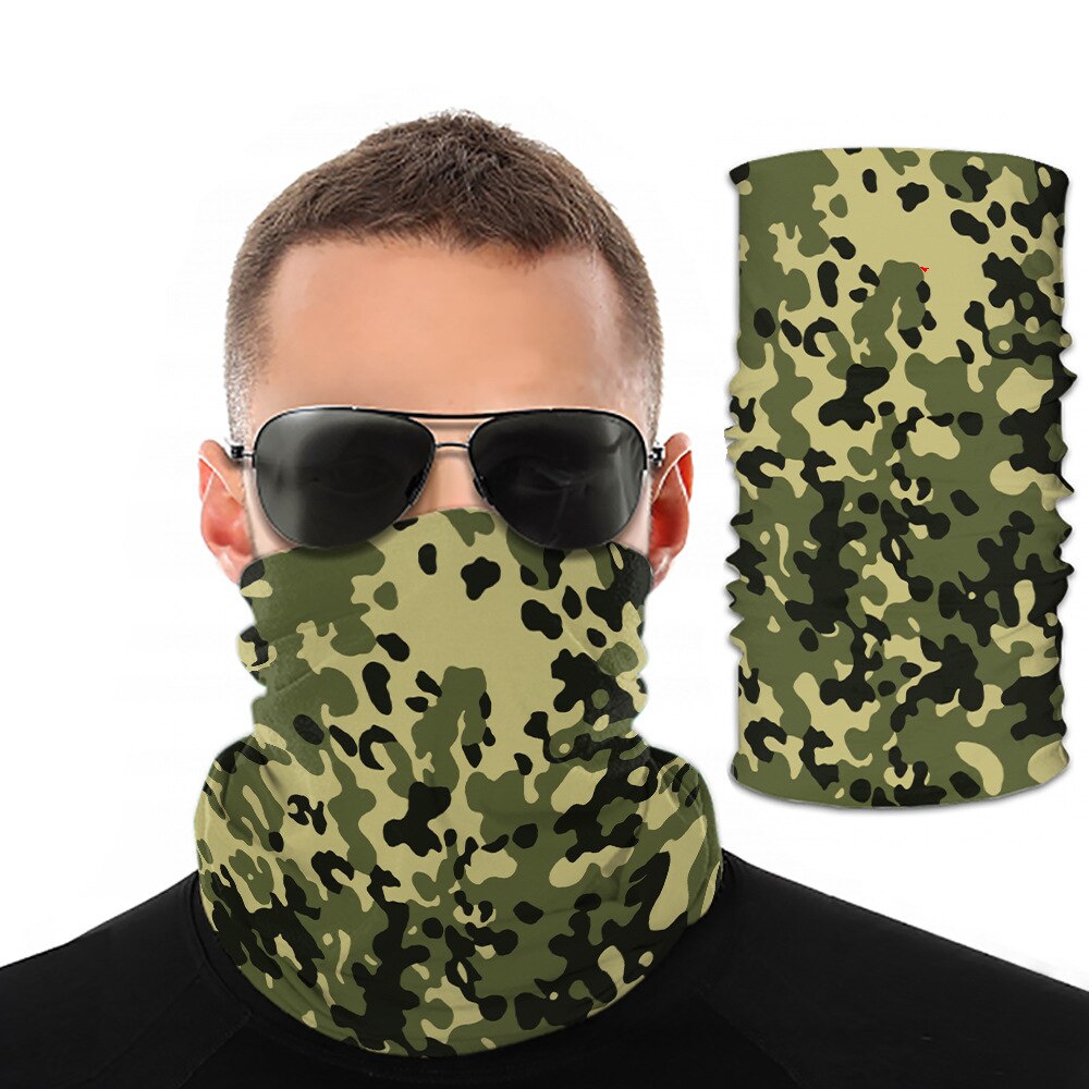 European and American 3D camouflage digital printing outdoor insect repellent mask, cap, variety magic, scarf