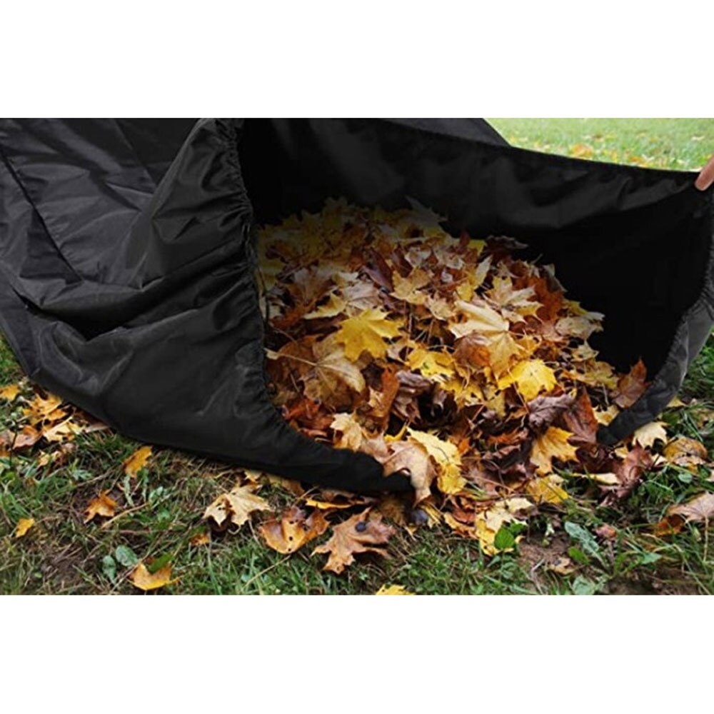 Påse för löv löv förvaringspåse trädgårdskorg lövpåse gräsmatta löv trädgårdsavfallsbehållare trädgårdspåsar förvaringsorganisatör säck jardin