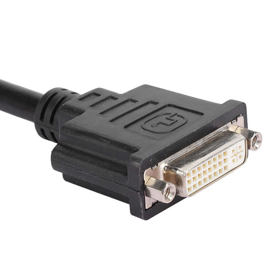 Computer Monitor Cable Plug and Play Female Extension Adapter Cable VGA DVI Cable for Computer Monitor
