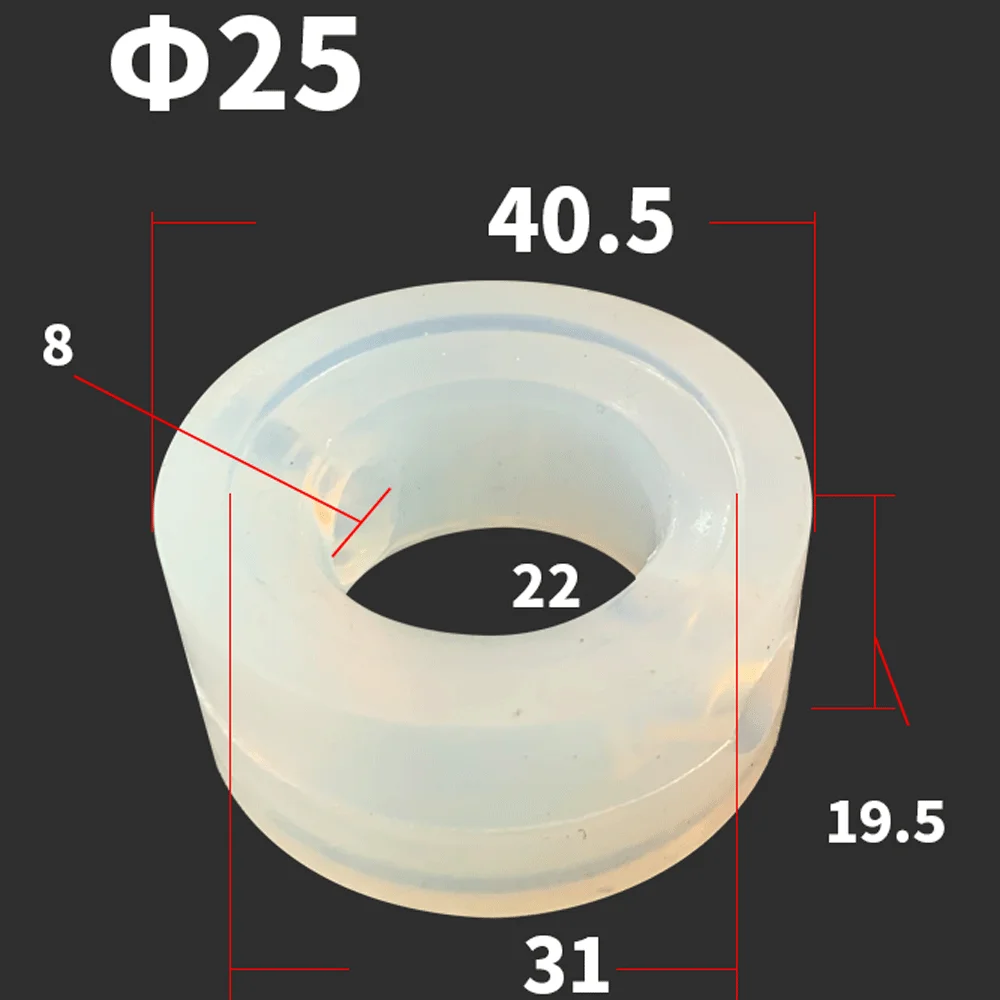 Homebrew Sanitary Food Grade VMQ Silicone Sealing Ring Gasket Seal Replacement For 1.5" -8"Tri Clamp Butterfly Valve: grey