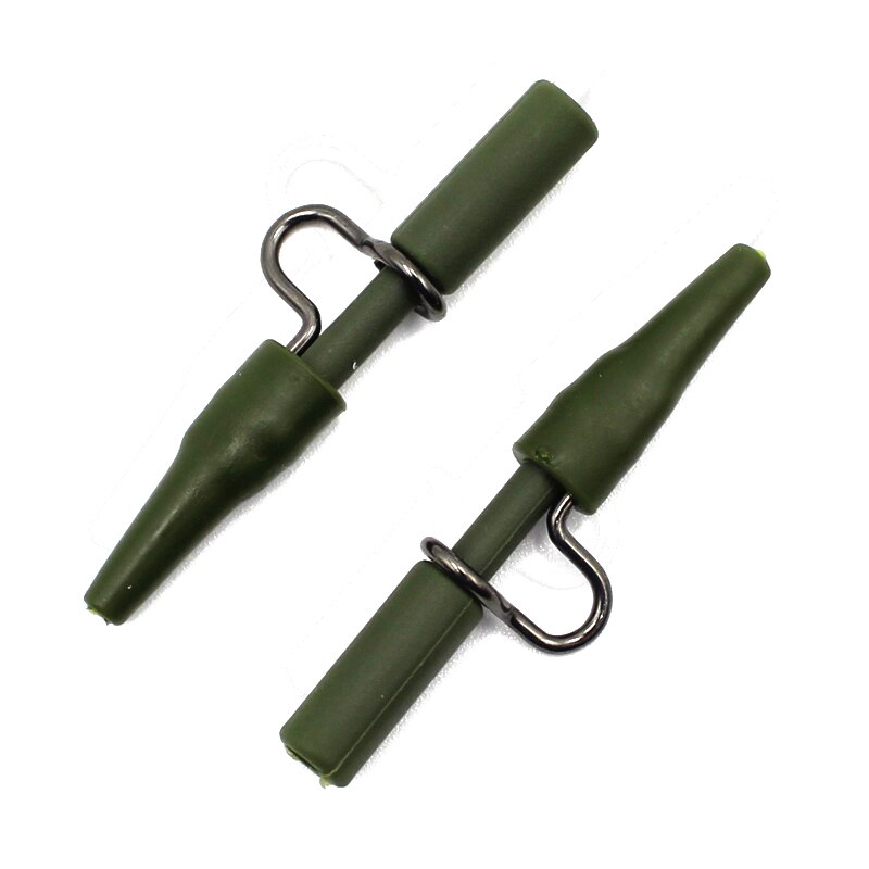 50 Coni In Gomma Scuro Verde Per Clip Piombo Carpfishing | Torchwood - Sicurezza E Qualita