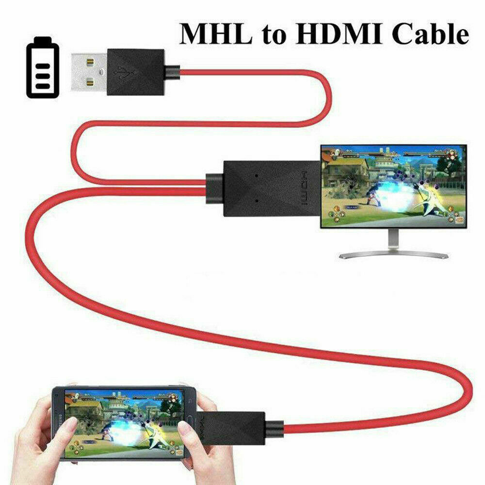 Micro USB To HDMI 1080P HD TV Cable Adapter Android Smart for Xiaomi Redmi Note 5 Pro Samsung S7 Micro Charger
