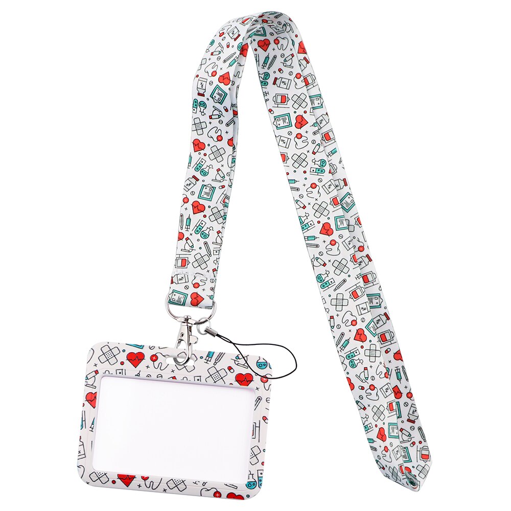 Lb3064 Medische Apparatuur Arts Verpleegster Lanyard Grey 'S Anatomie Nekbanden Id Badge Houder Hanger Sleutelhanger Charm Telefoon Sleutelhanger