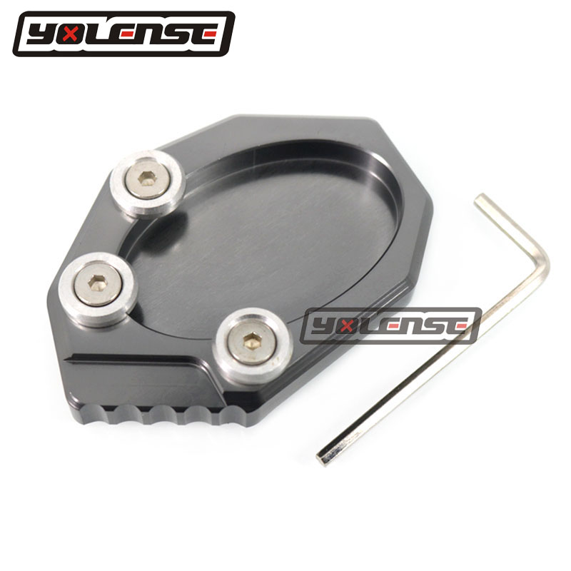 Voor KAWASAKI Versys 650 Versys650 KLX250 KLX 250 Motorfiets Kickstand Voet Side Stand Extension Ondersteuning Plaat Pad