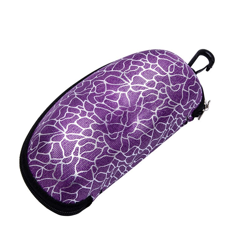Multicolor Rits Oxford Doek Zonnebril Bril Case Ritssluiting Zonnebril Zonnebril Leesbril Brillenkoker Opbergdoos: Purple