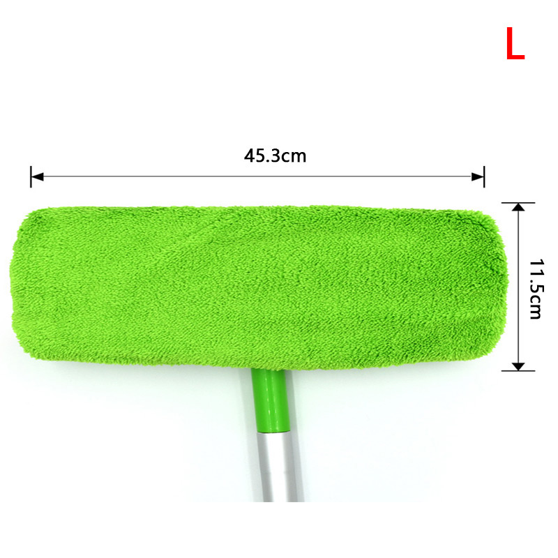 Microfiber Mop Cloth Absorbent Sponge Replacement Reusable Suitable for Swiffer Flat Mop Household Accessories Green Bathroom: Dark Grey
