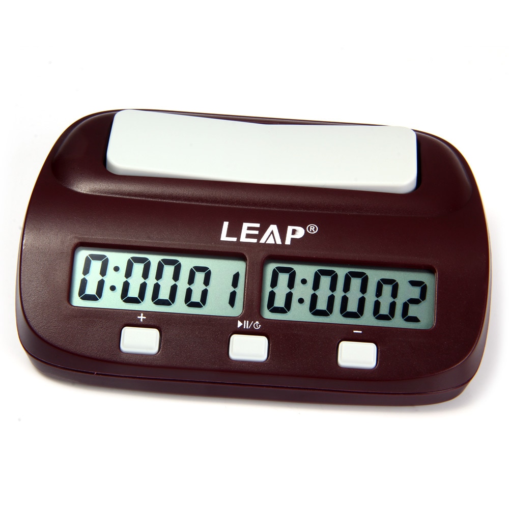 LEAP Digital Chess Clock Count Up Down Timer Sports Electronic Chess Clock I-GO Competition Board Game Chess Watch