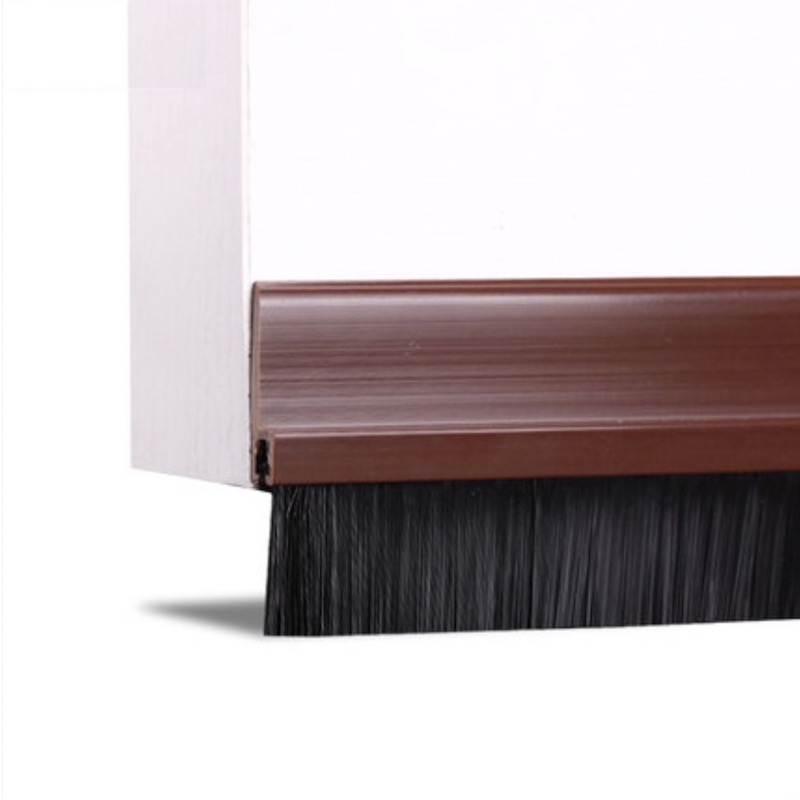 Deurvegen Afdichtingsborstel Zelfklevend Afneembaar Afneembaar 15Mm 2Cm 25Mm 3Cm 35Mm 4Cm 5Cm 55Mm-10Cm Witbruin Houtnerf