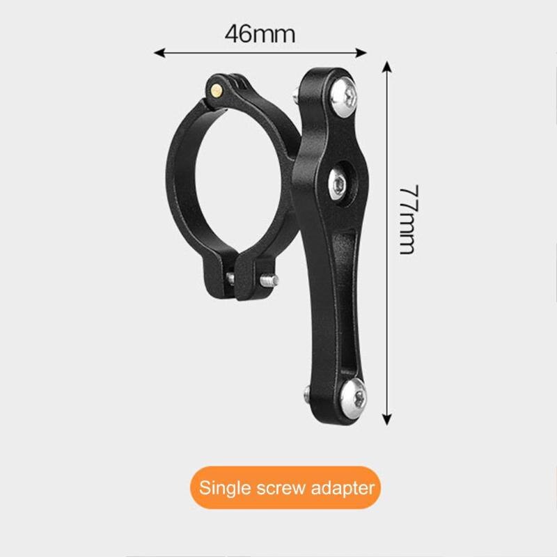 Soporte duradero para botella de bicicleta, soporte de botella de agua de bicicleta, adaptador de doble tornillo para manillar de bicicleta de montaña: A