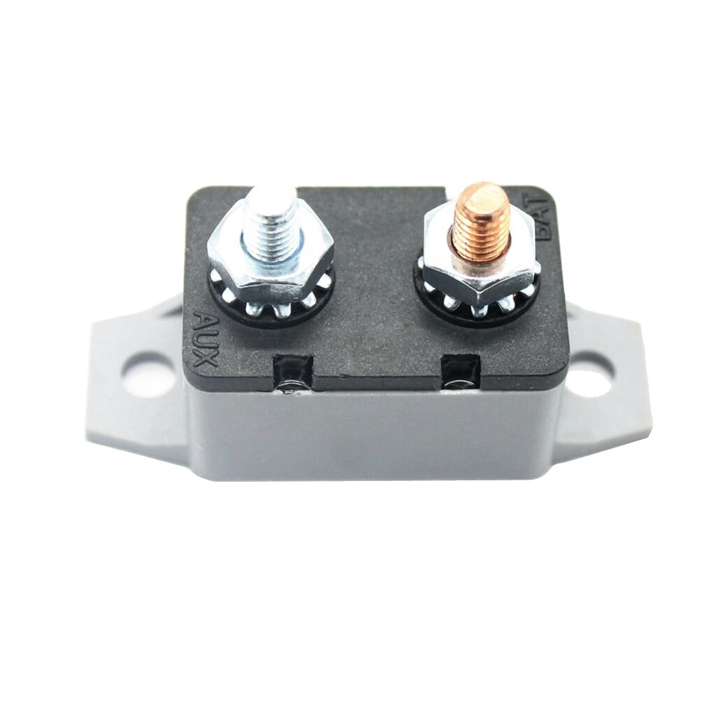 Car Inline Manual Reset Circuit Breaker Fuse Power Protection DC 12V-24V