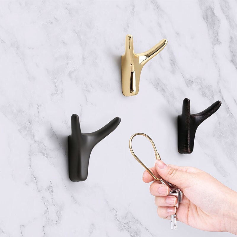 KK & FING Europäischen Luxus Haken Zink-legierung Lagerung Haken Schlecht Küche Zimmer Tuch Handtuch Gestell Mantel Hütte Aufhänger Schlüssel kreative Haken