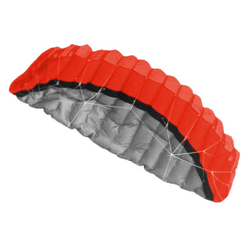 Dubbel linje stunt 2.5m parafoil drake mjuk skelettfri drake fallskärm kul leksak  f3me