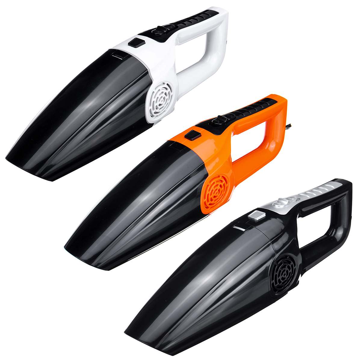Aspiradora de polvo ciclónico de Casa de coche portátil de Audew 120W 12V de mano de uso húmedo de polvo de doble filtración desmontable