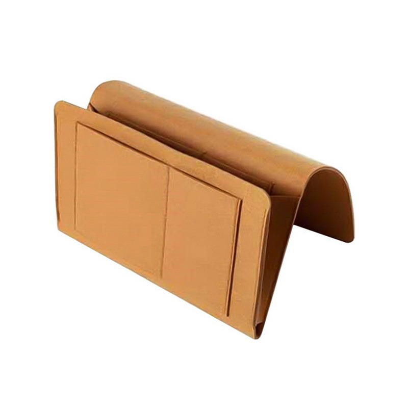gefühlt Bett Lager Tasche Organizer Bett Pult Tasche Sofa TV Fernbedienung Kontrolle hängend Caddie Couch Lager Organizer Bett Halter Taschen: Gelb