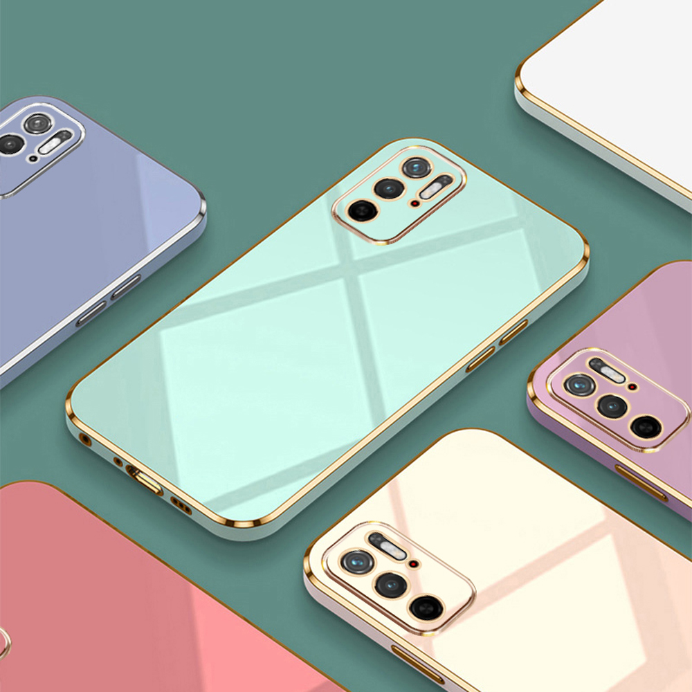 Til xiaomi poco  m3 pro 5g deksel poco  m3 pro deksel  m2103 k 19pg m2103 k 19pi luksuriøst firkantet belegg telefondeksel støtsikkert bakdeksel