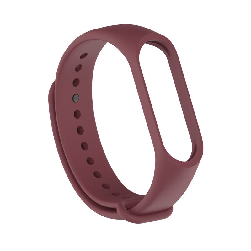 For Xiaomi Mi Band 4 3 Silicone Pink Replacement Wristband Bracelet Watchband For Xiomi Mi Band3 Miband 4 3 Band4 Wrist Strap: brown