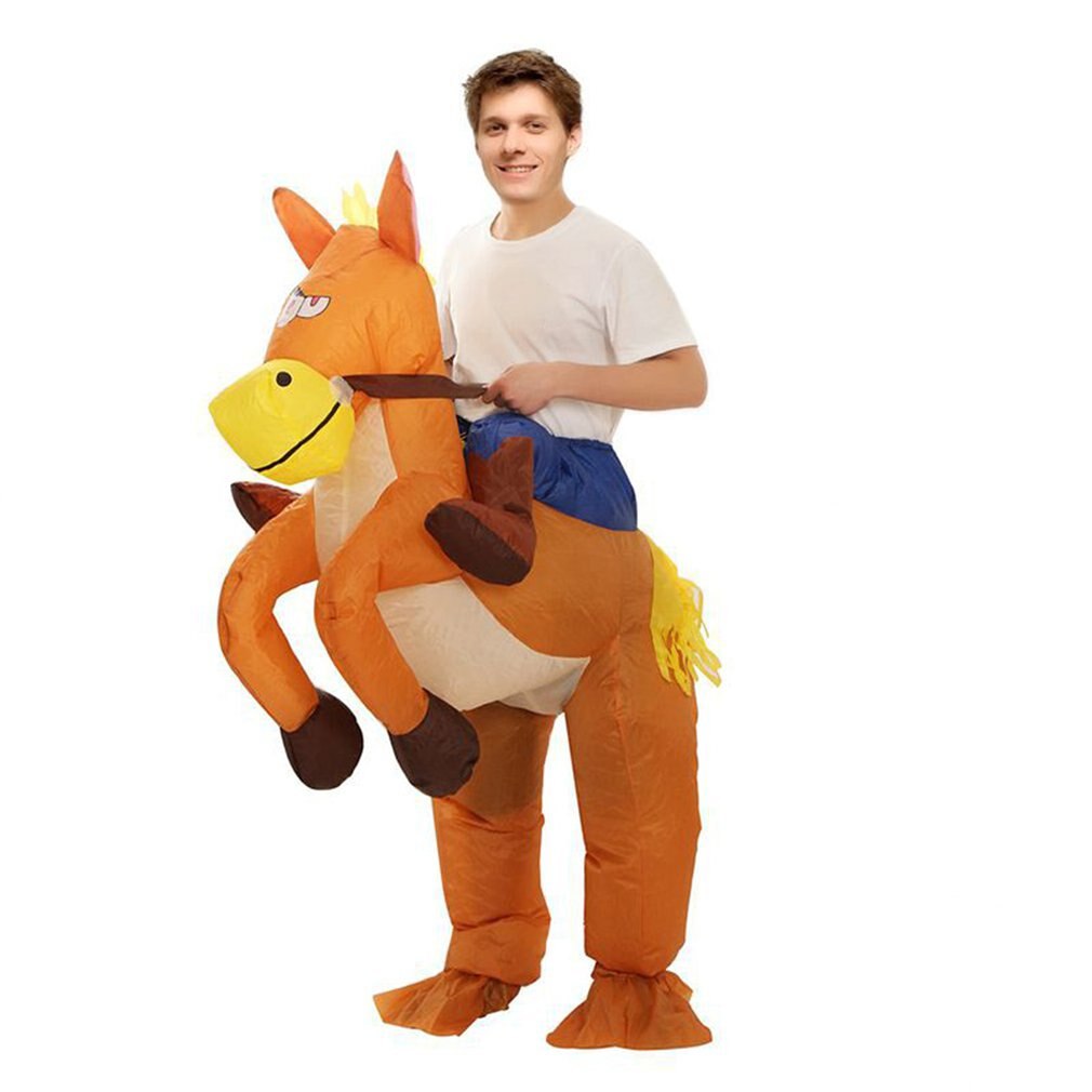 Halloween western cowboy oppustelig kostume sjovt sjov karneval fest spoof kostume rekvisitter: Default Title