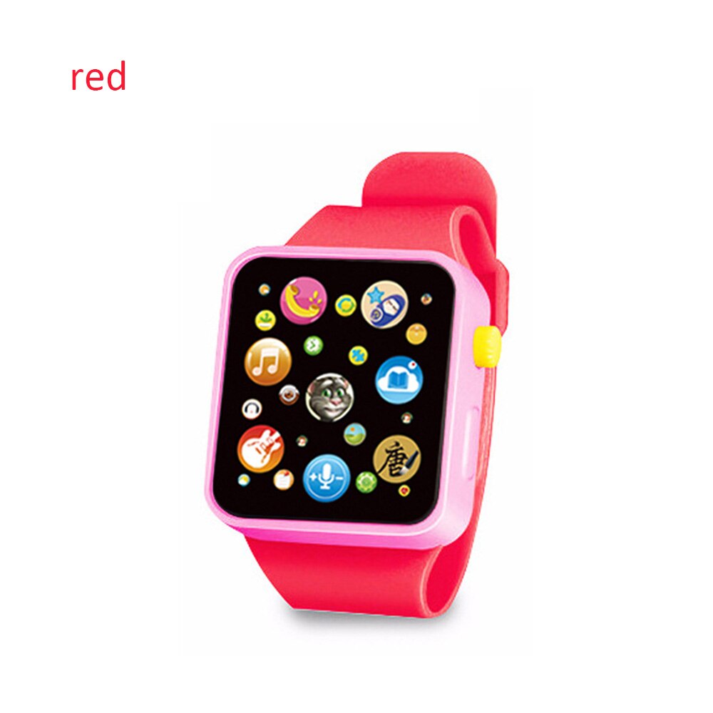 Calendar & Time smart watch Children Early Education Toys Wrist Watch 3D Touch Screen Music Smart Teaching Baby toy ringing kids